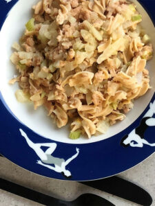 Fusilli with fennel and chicken