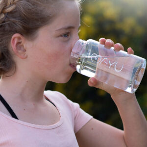MAYU glass drinking bottle 500ml