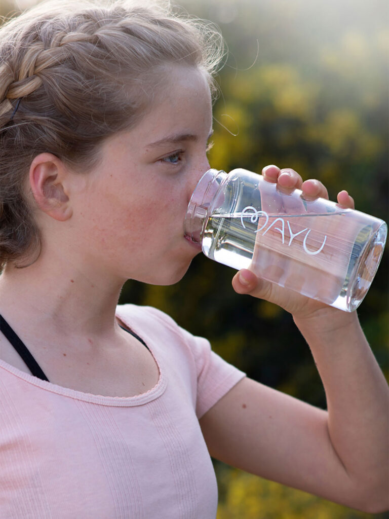 MAYU glass drinking bottle 500ml