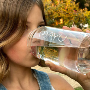 MAYU glass drinking bottle 500ml