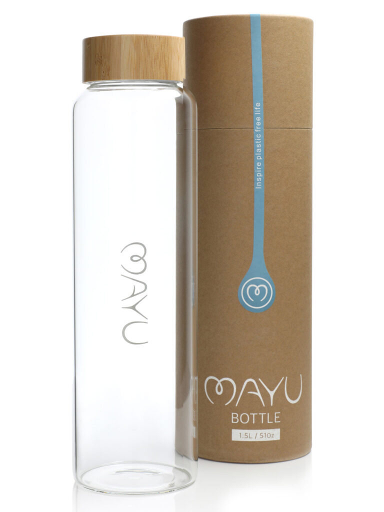 MAYU glass drinking bottle 1.5L