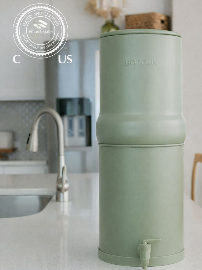 Filtre à eau BOROUX Legacy vert sauge