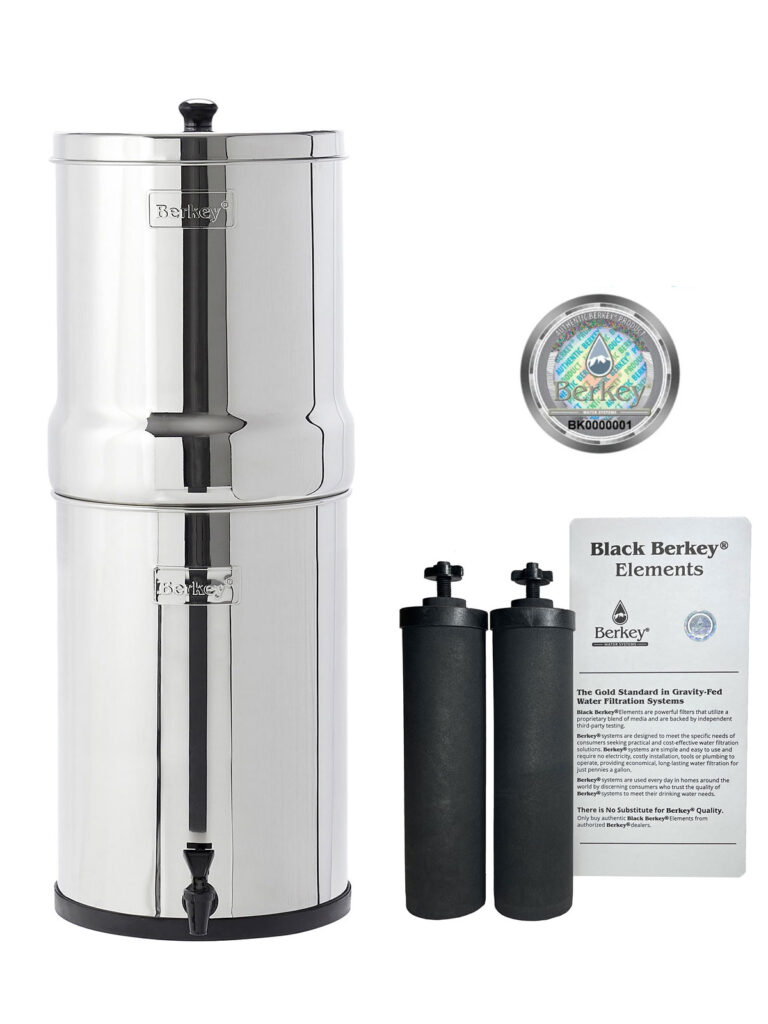 Crown Berkey met originele Black Berkey filters