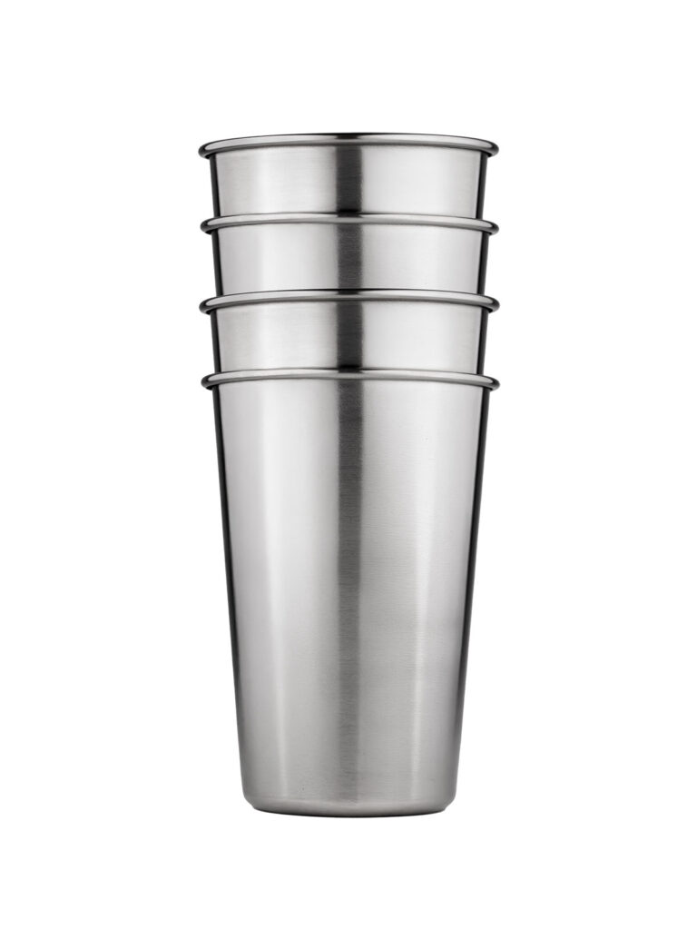 Gobelets BOROUX en acier inoxydable