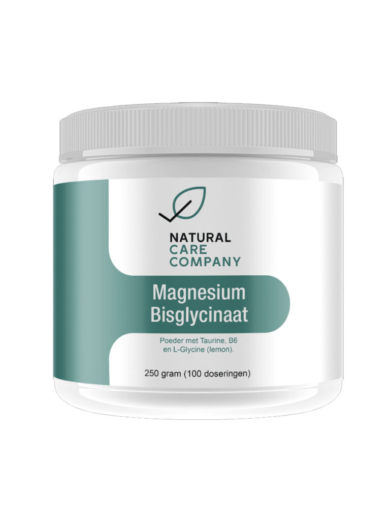Natural Care Company Magnesium Bisglycinaat poeder (lemon) 250 gram
