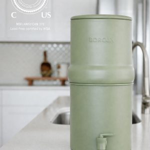 Filtro de agua BOROUX Legacy Compact, verde salvia